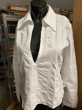 Camicia bianca tessuto operato