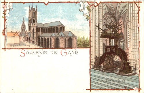 Souvenir gand litografia - souvenir, de