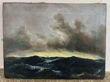 Olio Su Tela Firmato E Datato