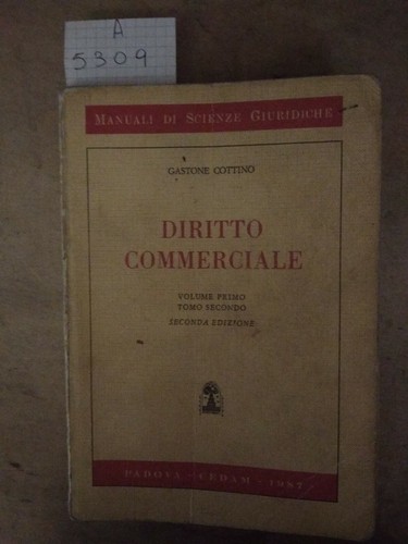 Diritto commerciale volume