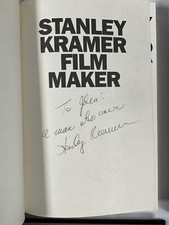 Judgement At Nuremberg STANLEY KRAMER FILM MAKER hand signed by KRAMER book