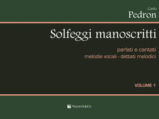 Solfeggi manoscritti parlati - manoscritti,