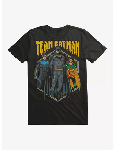 Shirt nera comics batman - t-shirt,