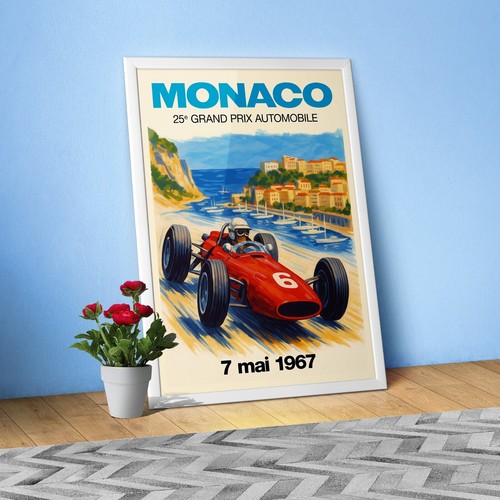 Poster epoca monaco - d'epoca, gran