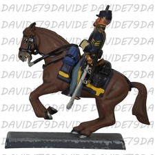 86] SOLDATINI DI PIOMBO A CAVALLO - UNION CAVALRYMAN USA 1863 - DeA