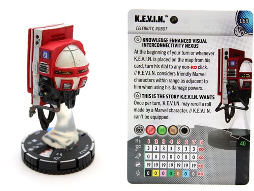 Heroclix 068 e v - heroclix, k.e.v.i.n