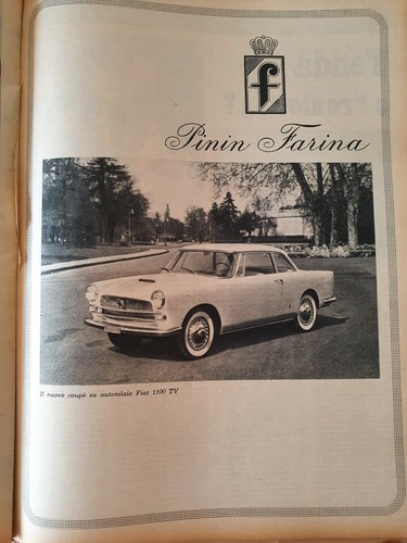Pininfarina fiat 1100 - pininfarina, tv