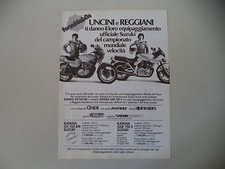 advertising Pubblicità 1982 SUZUKI GS 550 EM/GSX 750 S e FRANCO UNCINI/REGGIANI