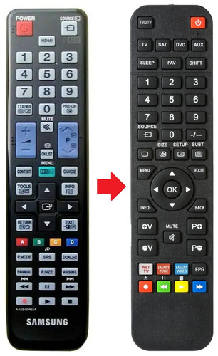Telecomando adatto per - , samsung
