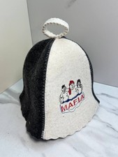 2 Cappello Sauna Lana Naturale