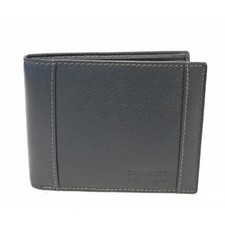 Portafoglio in pelle c/patta e