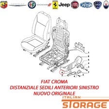 FIAT CROMA DISTANZIALE SEDILI ANTERIORI SINISTRO NUOVO ORIGINALE 51785078