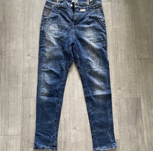 Jeans met con bretelle - con,