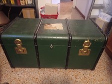 baule vintage anni 60 verde 