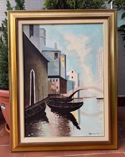 Dipinto olio tela - olio, aldo