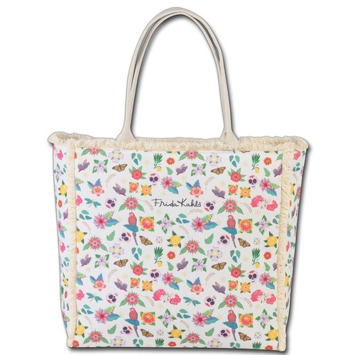 Frida kahlo borsa con manici - frida,