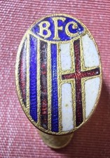 DISTINTIVO SMALTATO BOLOGNA FOOTBALL CLUB STABILIMENTI ARTISTICI FIORENTINI