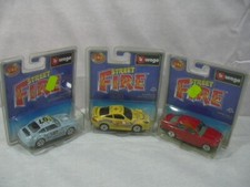 BURAGO '90 1/43 PROMO BBURAGO STREET FIRE BMW 535i PORSCHE 911 GT3 CARRERA W/BOX