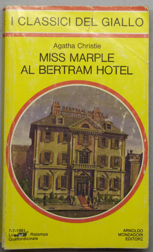 Miss marple bertram hotel - bertram,