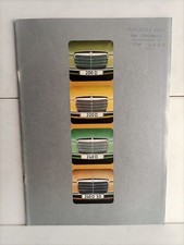 Catalogue Mercedes Benz 200 D