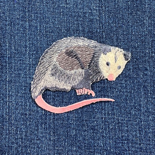 Patch applique opossum - applique,