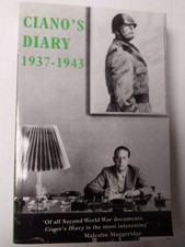 CIANO'S DIARY : 1937-1943 By