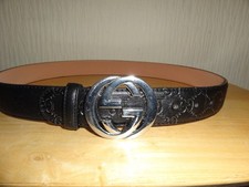 Cintura uomo Gucci nera