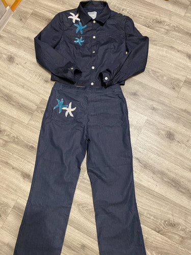 Tuta denim versace - tuta,