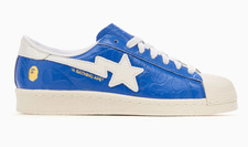 Adidas Superstar V x BAPE blu