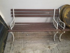 Panchina In Ghisa E Legno  , Vecchia Panchina Da Esterno