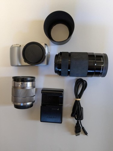 Sony nex argento - nex-c3,