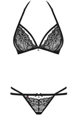 Reggiseno e perizoma nero 8 -