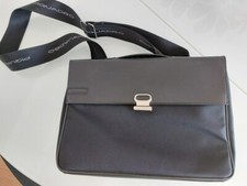 Piquadro Borsa di Pelle da PC - Nera