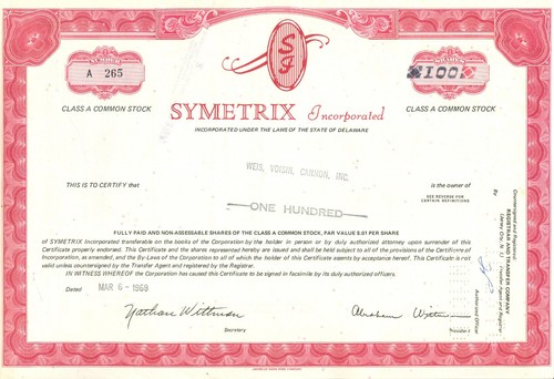 Symetrix incorporated 1969 - incorporated,