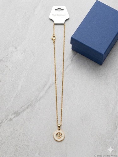 Collana donna iniziale oro - collana,