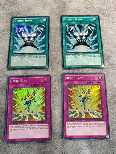 Yugioh gemini spark hero - 2x, spark+hero