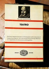 TEATRO, Shakespeare n. 45-46-47-48-49 - ediz. completa con cofanetto NUE Einaudi