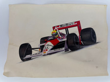 Stampa Ayrton Senna McLaren