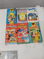 6 Videocassette Cartoni Animati Vari Titoli