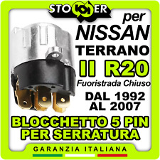 Blocchetto Serratura Cilindretto Interruttore Accensione per NISSAN TERRANO II