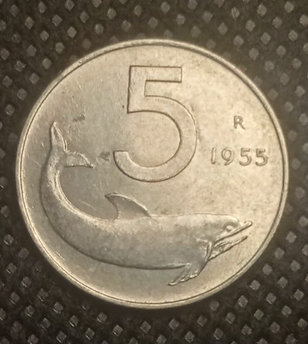 Moneta lire delfino - moneta,