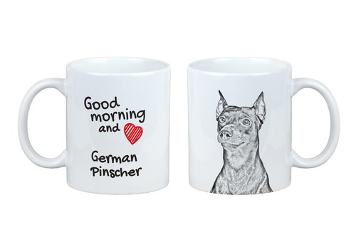 Pinscher tedesco tazza - , con