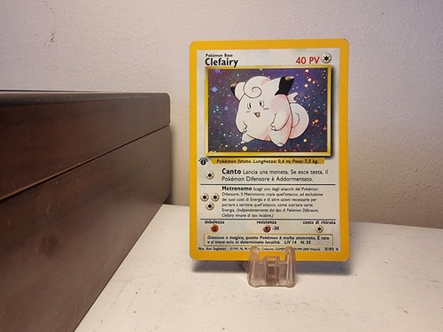 Carta pokemon clefairy prima - clefairy,
