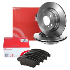 KIT DISCHI E PASTIGLIE FRENO BREMBO POSTERIORI FIAT 500L 0.9 1.4 1.3 1.6 MULTIJE