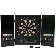 Best Sporting Freccette Elettroniche Glasgow I Dartboard Gabinetto con LED