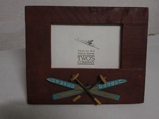 Cornice fotografia 25.5x20x4cm portafoto artigianale portafotografie