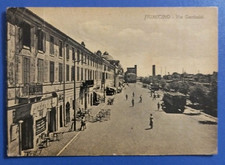 1952 Fiumicino (Roma) - via Garibaldi - bar e camion