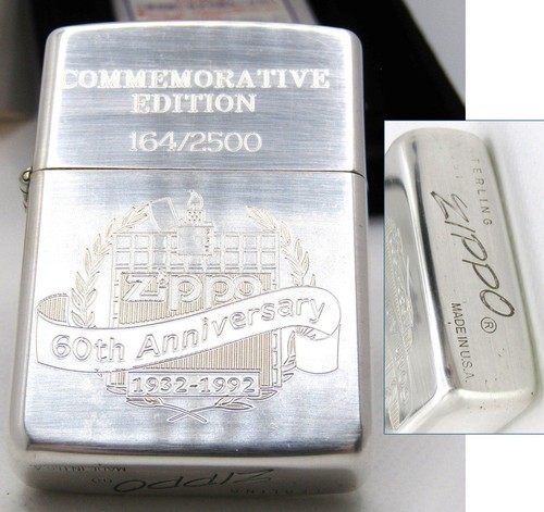 Accendino olio zippo argento - accendino,