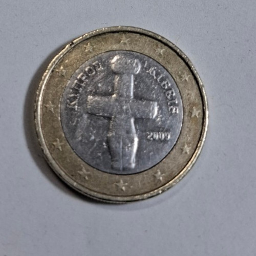 Rara moneta euro kibris - moneta, 1