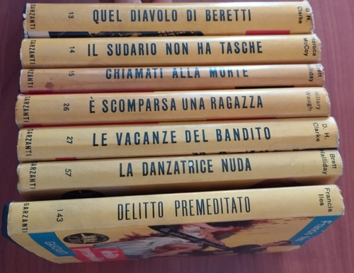 Garzanti serie gialla lotto - garzanti,